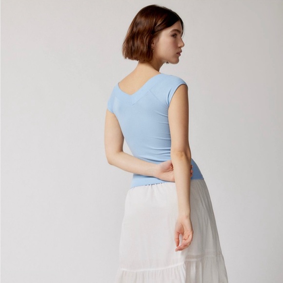 NWOT urban outfitters bdg blue shannen top!! - Picture 2 of 5